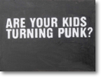 "Are Your Kids Turning Punk?", Öl auf Leinwand, 30x40 cm